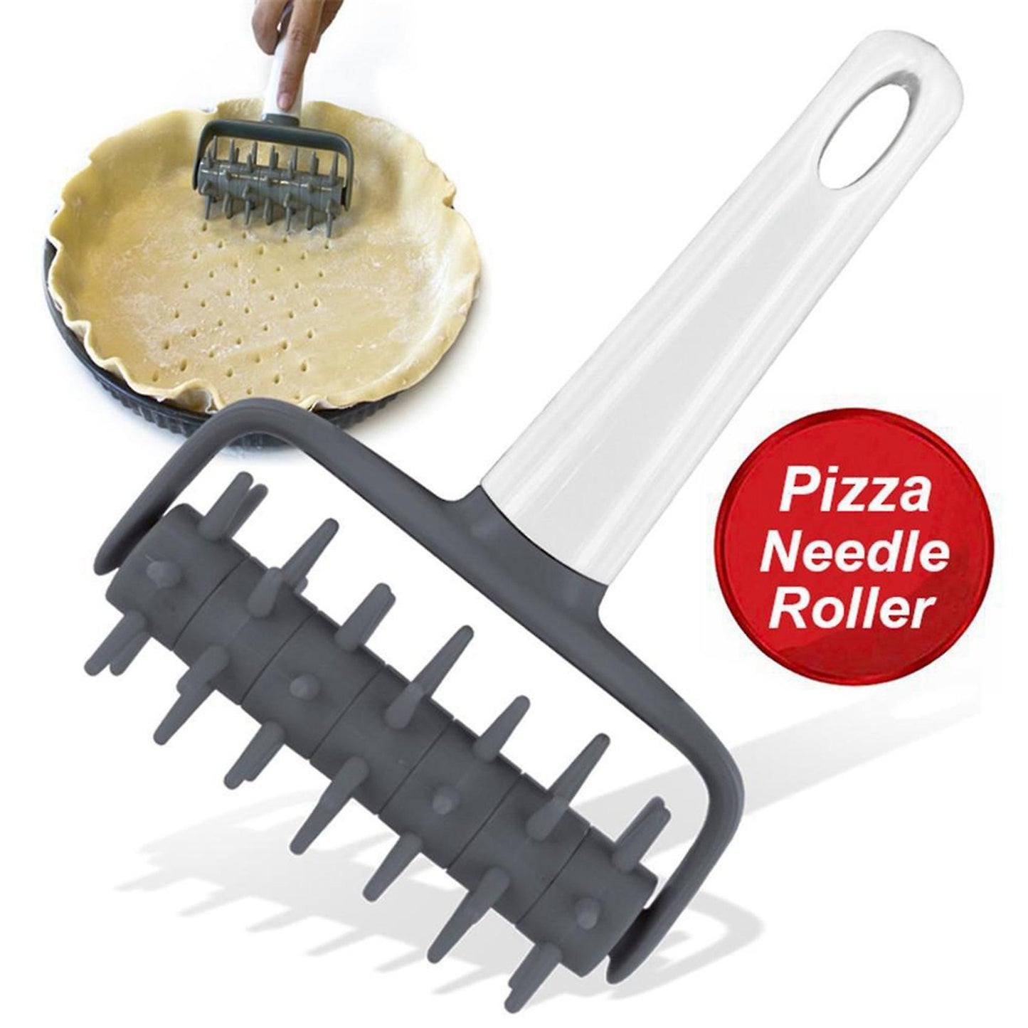 Pizza Needle Roller Cookies Dough Puncher Bread Needle Pizza Roller