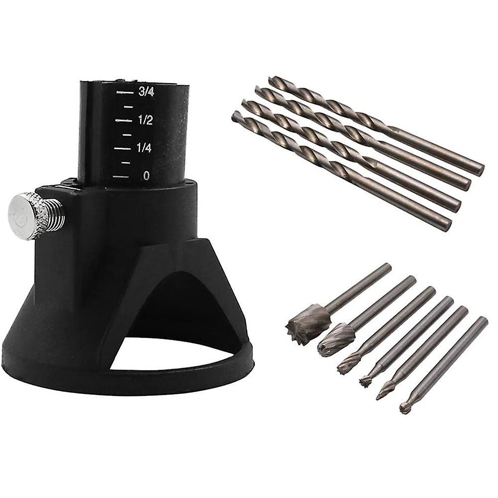 11 Pcs Multipurpose Cutting Guide Kit Shank Hss Routing Router Bits