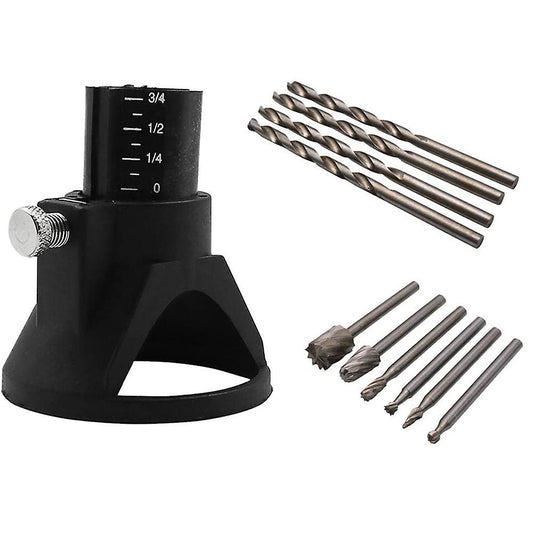 11 Pcs Multipurpose Cutting Guide Kit Shank Hss Routing Router Bits