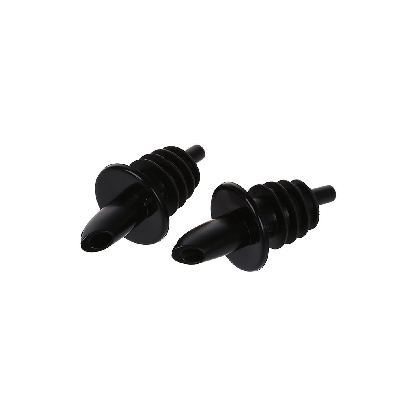 6pcs Plastic Free Flow Liquor Spirit Bottle Pourer Bar