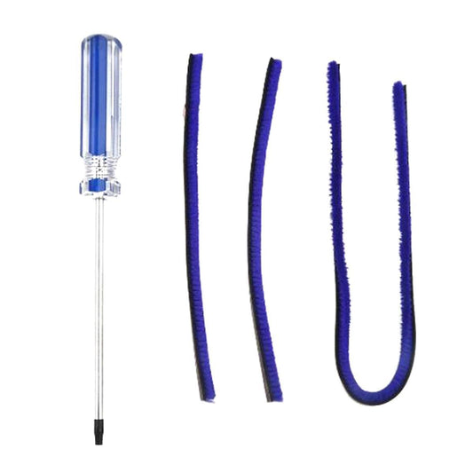 3pcs Vacuum Cleaner Sweeper Plush Strips with Screwdriver for Dyson