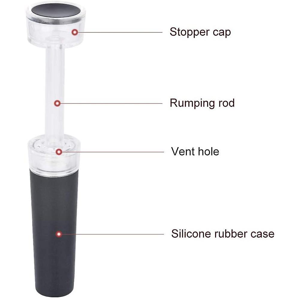 Wine Bottle Stoppers 6 Pack Reusable Wine Bottle Stopper