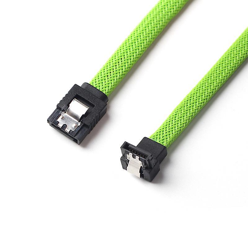50cm Sata 3.0iii Sata3 7pin 6gb/s Data Cord with Nylon Sleeved(white)
