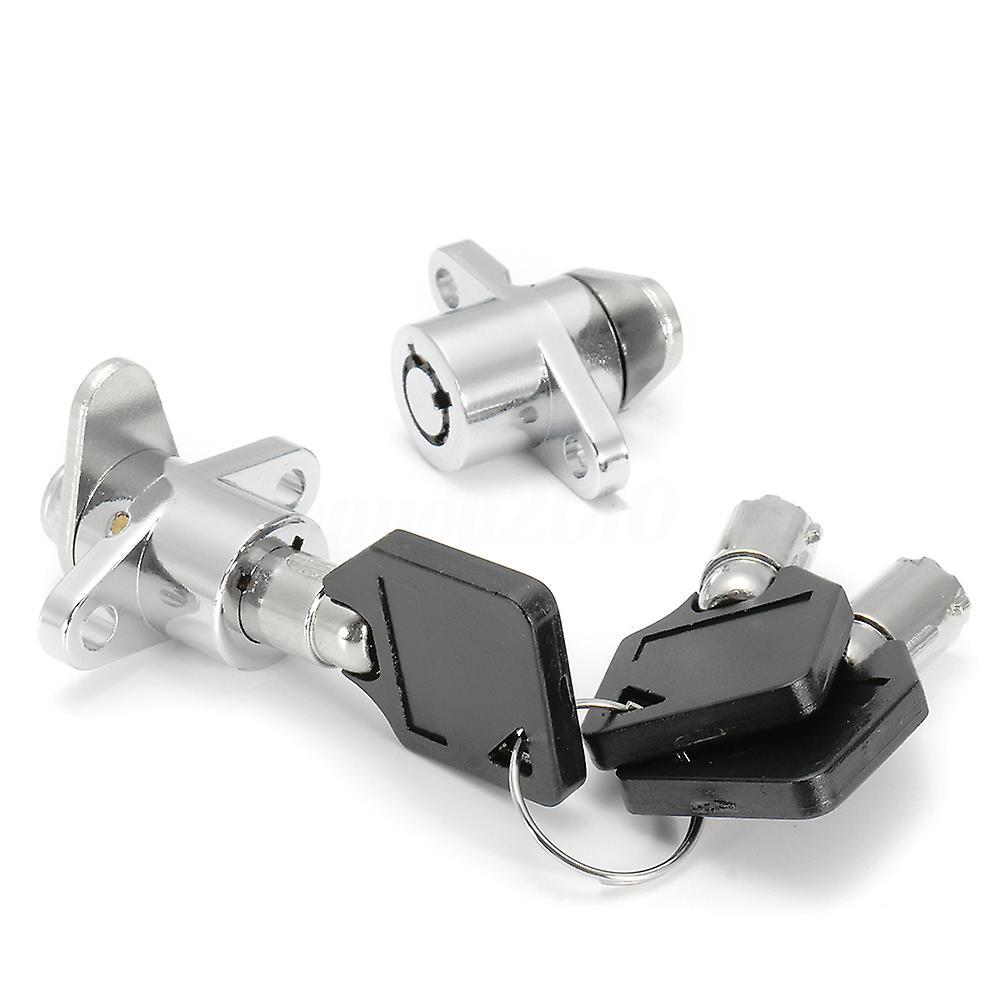 2x Hard Saddlebag Lock 3 Keys Set for Harley Touring