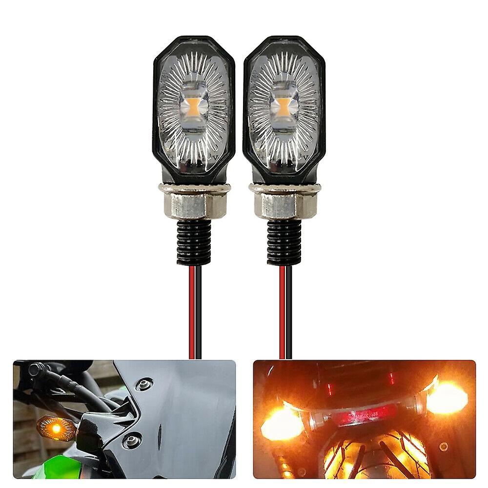 2pcs Universal Mini Motorcycle Turn Signal Plastic for Suzuki Honda