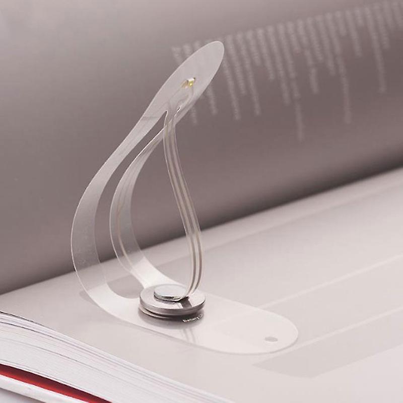 Mini Portable Led Book Light, Battery Button Bookmark Ligh