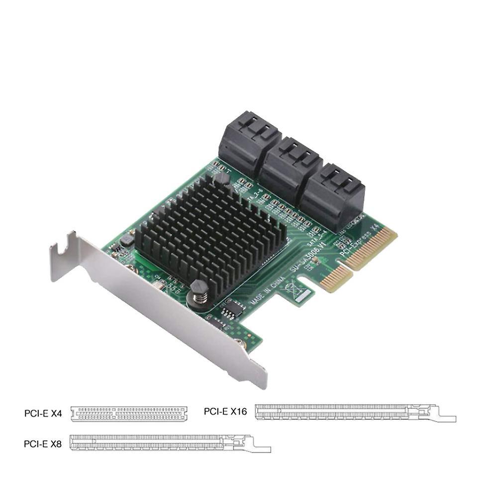 Sata 3.0 Card,sata Controller Pcie Card, Support 6 Sata 3.0 Devices