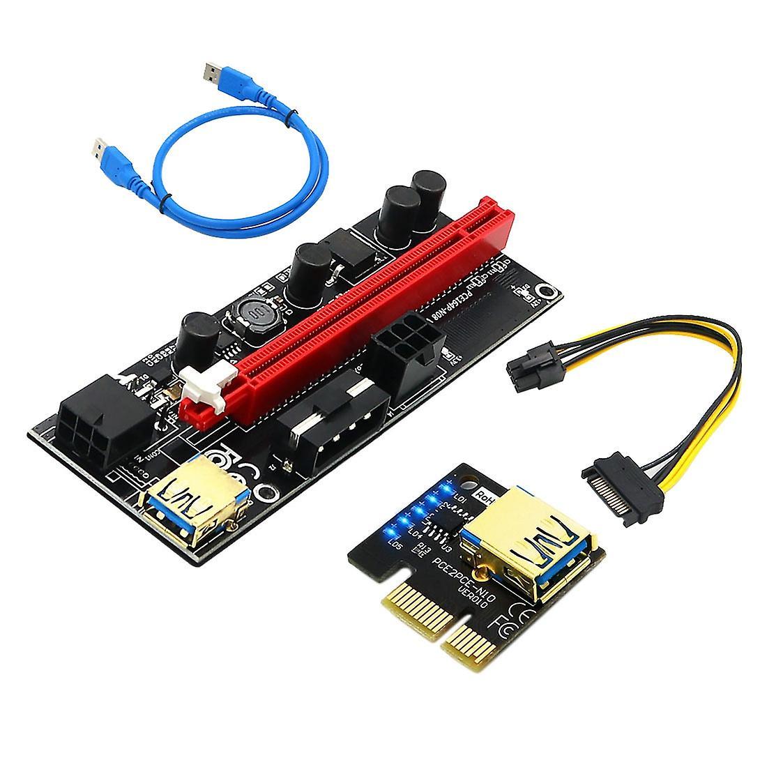 009s Plus Pci-e 1x to 16x Extender Adapter for Btc Miner(1 Pcs)