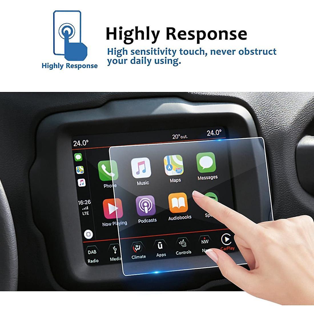 8.4 Inch Center Touch Screen Protector for 2018 2019 2020 Jeep