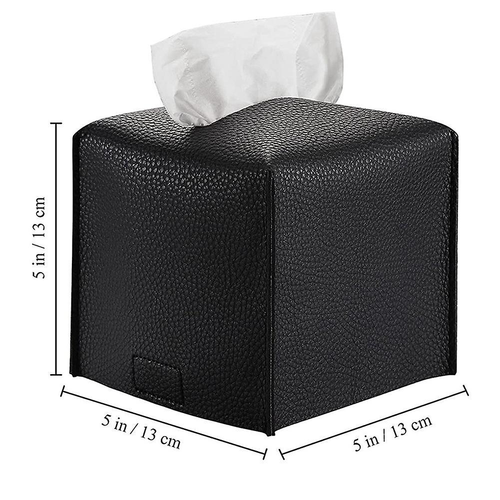 Tissue Box Cover, Square Tissue Box for Desk, Hotel, Restaurant