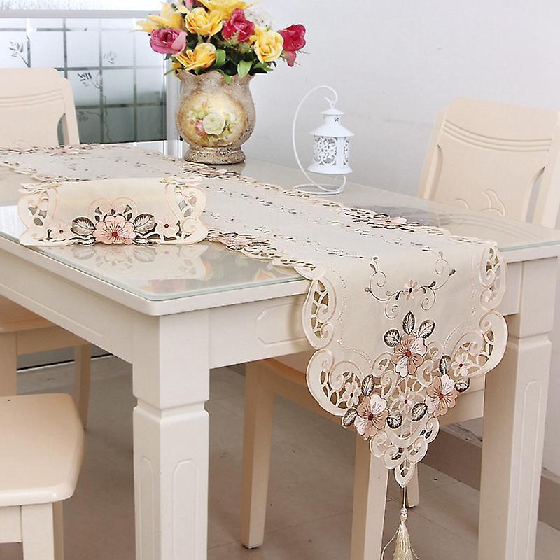 Embroidered Table Spreader Home Furnishing Rectangular Table Towel
