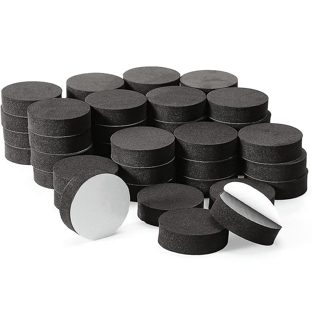 48pcs Plant Pot Feet Risers Natural Rubber Flower Pot Mat Invisible
