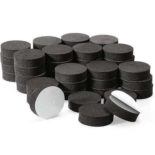 48pcs Plant Pot Feet Risers Natural Rubber Flower Pot Mat Invisible