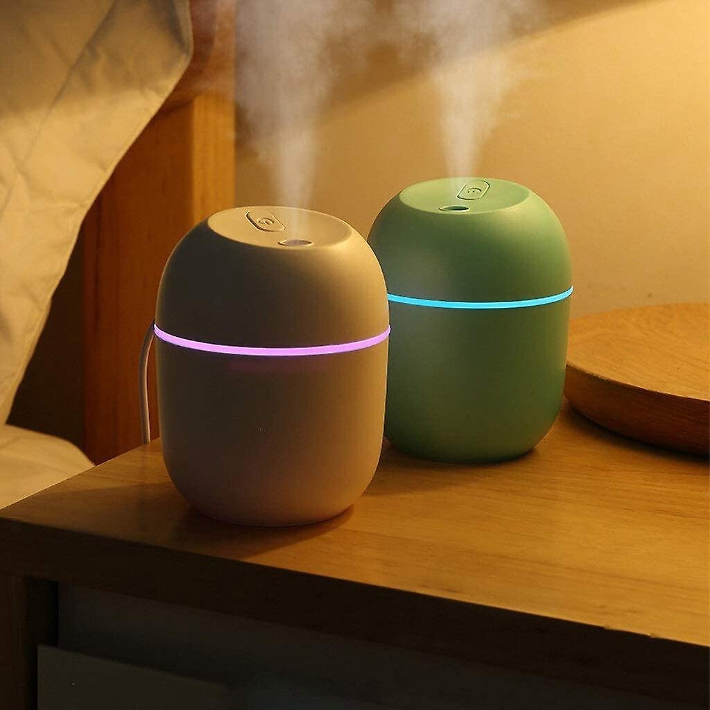 Air Humidifier Usb 220ml Portable Mist Diffuser for Office Car, White