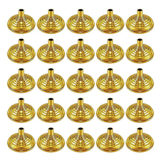 25pcs Gold Mini Flag Stand Bar Conferences Desktop Display Decoration