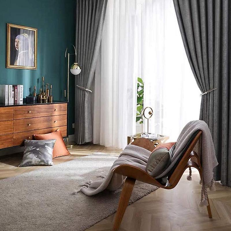 Set Of 2 Metal Curtain Holdbacks, Feather Design Tiebacks for Bedroom