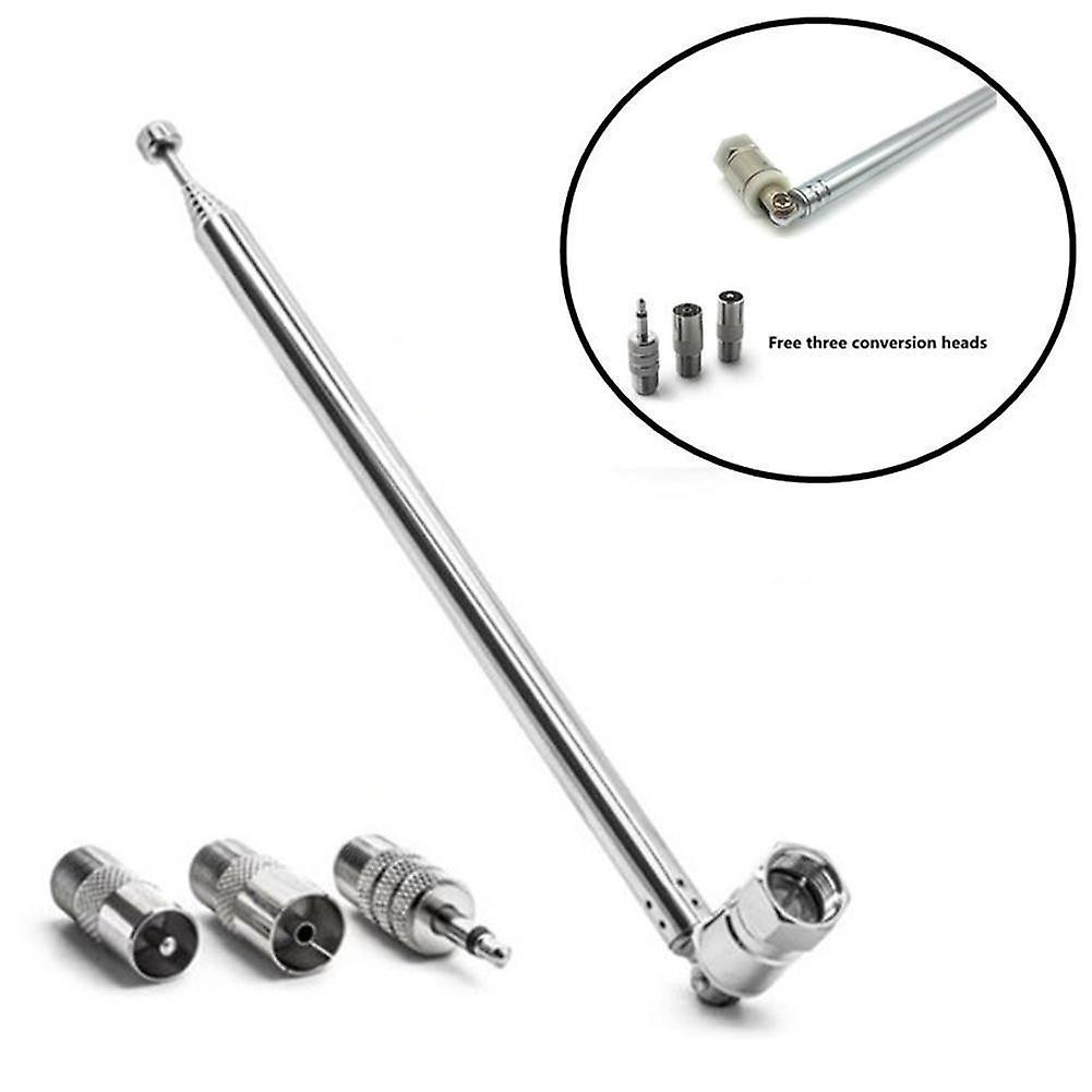Rod Antenna 3.5mm Adapter Fm Radio Antenna F Type Male Plug Connector