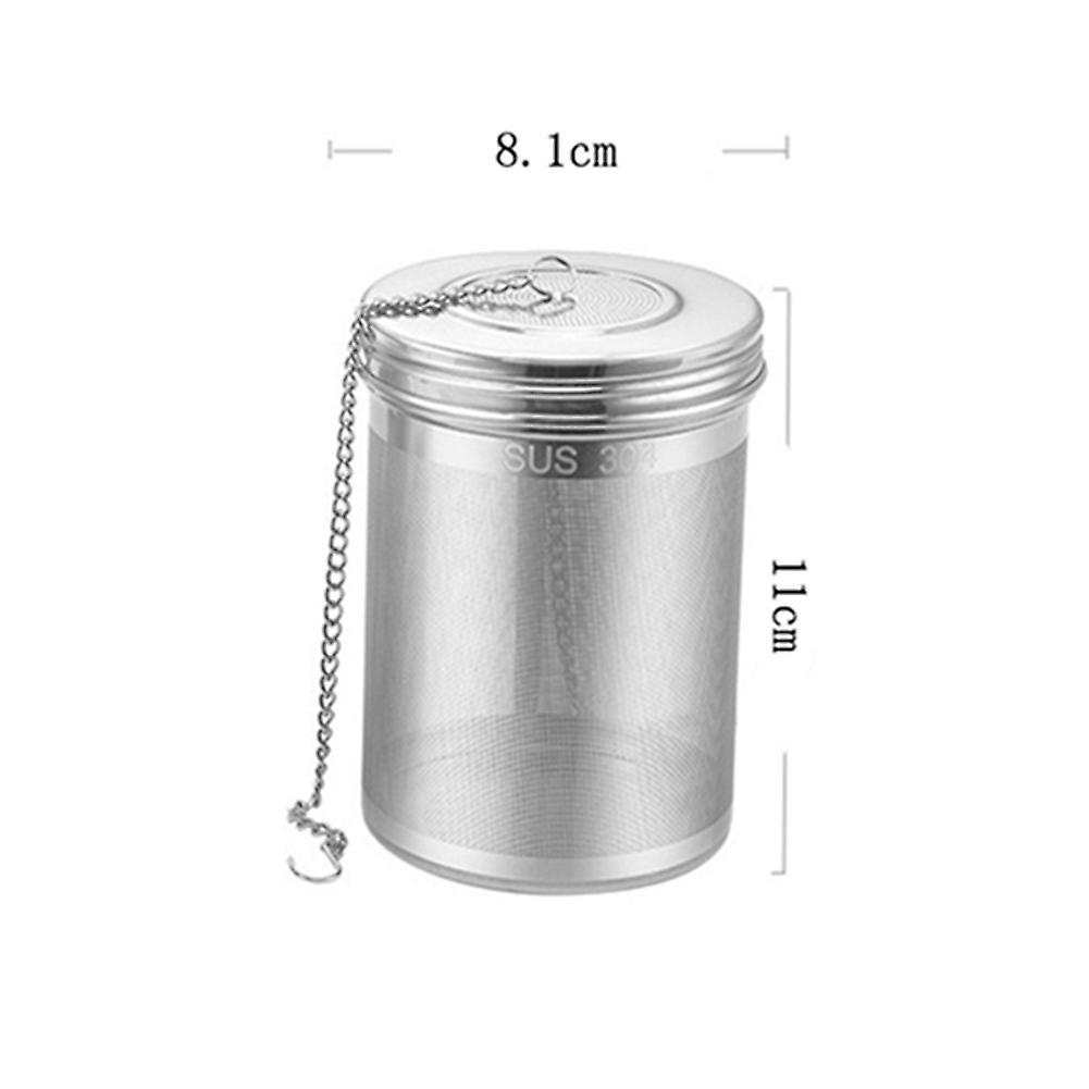 Stainless Steel Tea Strainer Leaf Spice Herbal Teapot Home,8.1x11cm