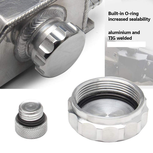 2l Universal Square Radiating Coolant Tank Aluminum Alloy Container