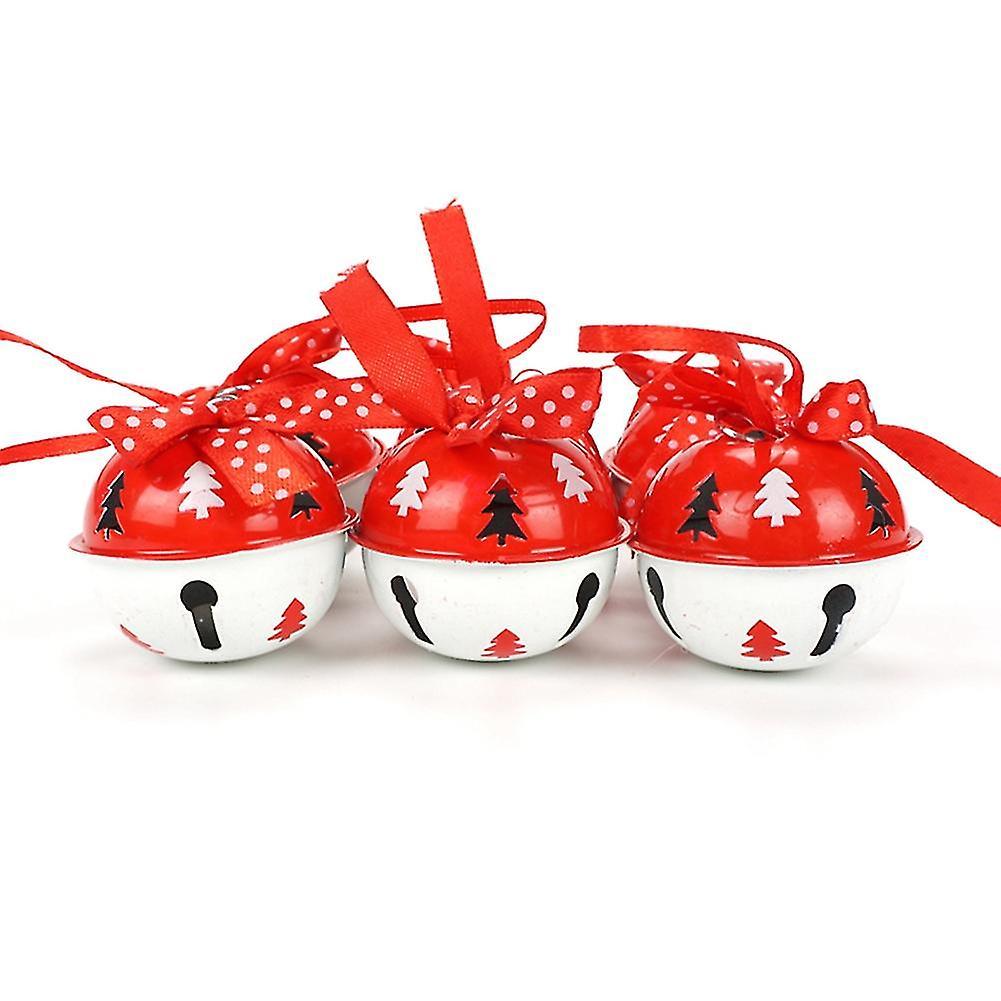 Christmas Decorations for Home Metal Jingle Bell with Ribbon Bells