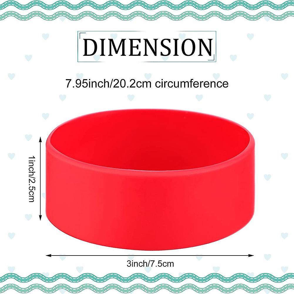 10pcs Silicone Straps for Sublimation Protective Coaster Cover