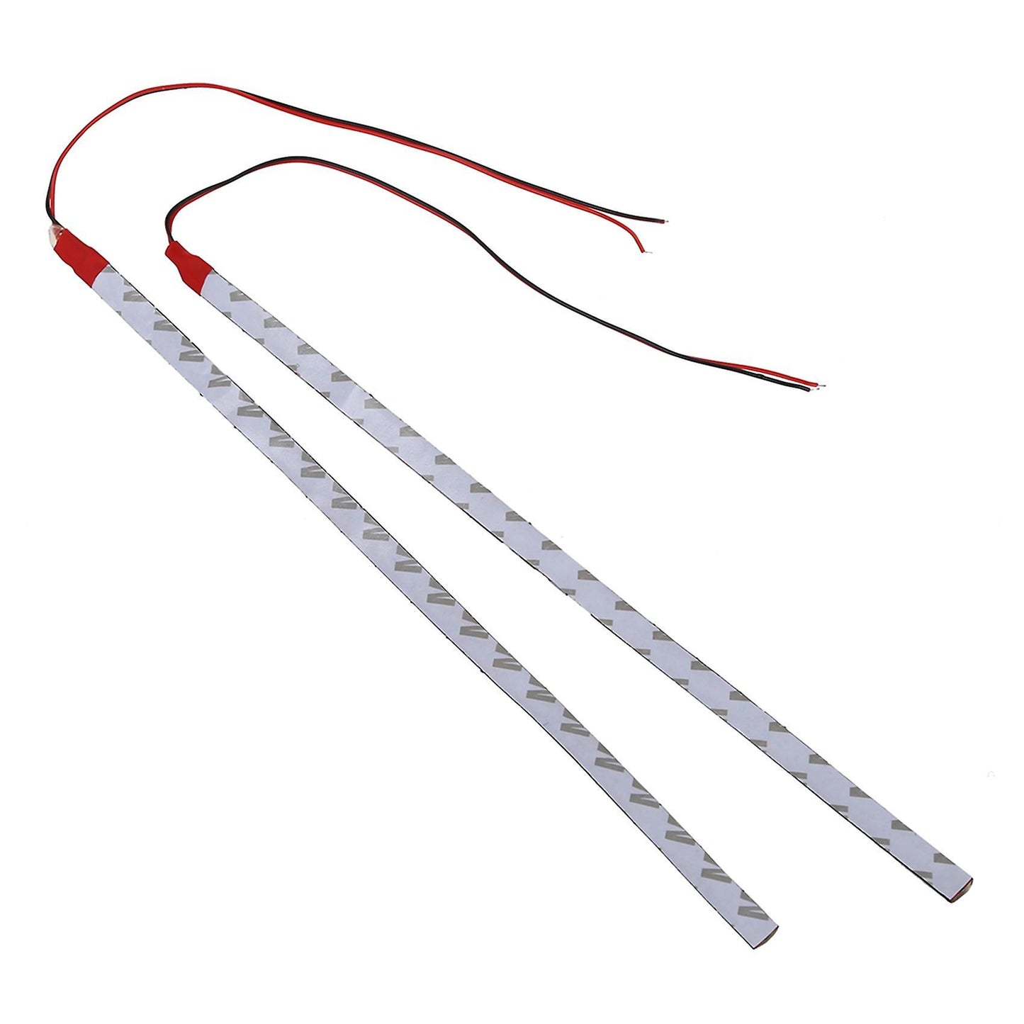 2x Lichterkette 15 Led Strips Auto Kfz 30cm Rot Licht 12v