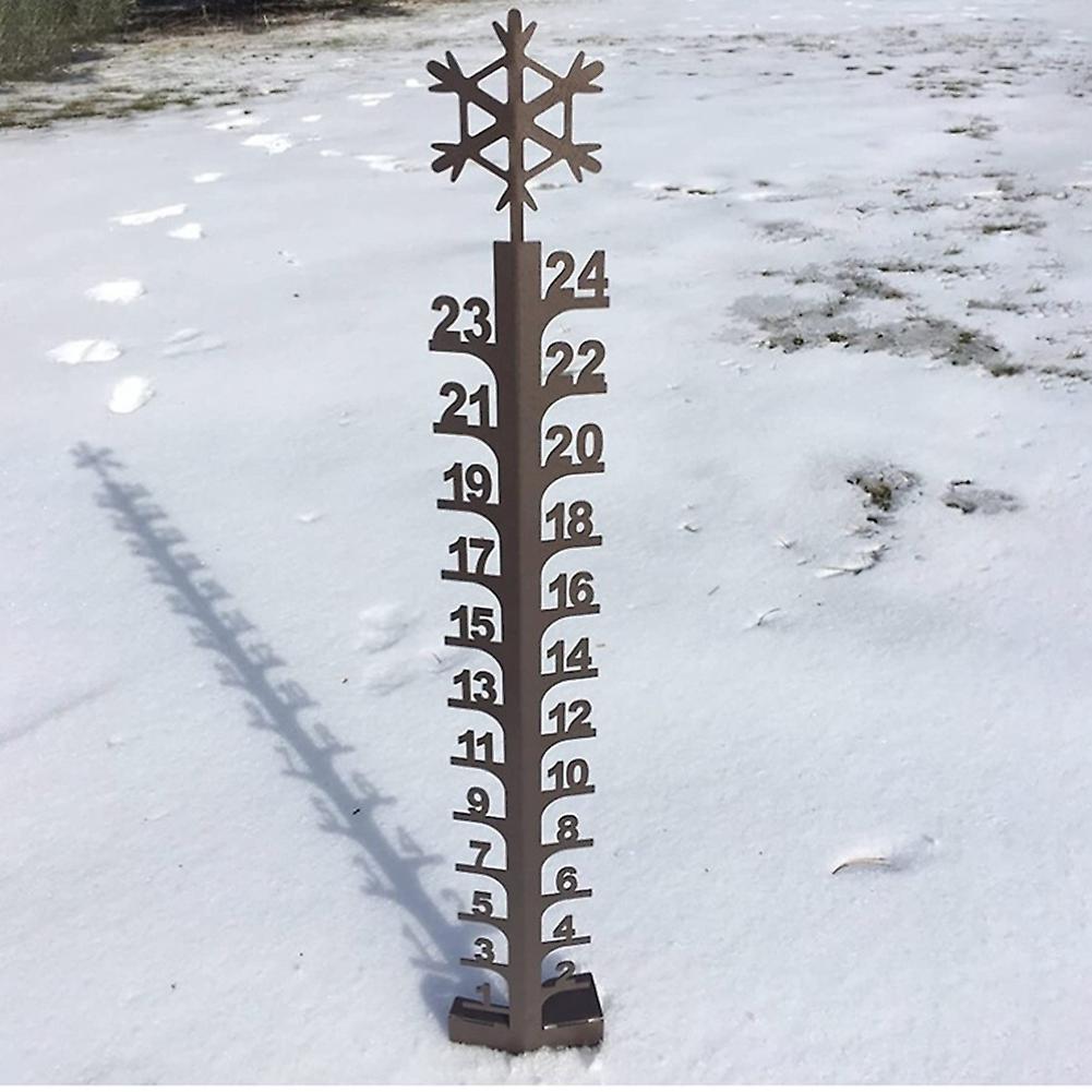 1 Snow Meter 24 Scale Outdoor Snowmobile Snow Measuring Courtyard