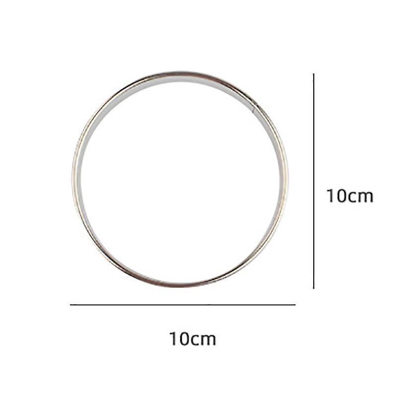 Double Rolled Tart Rings Round Muffin Rings Metal Crumpet Rings Molds
