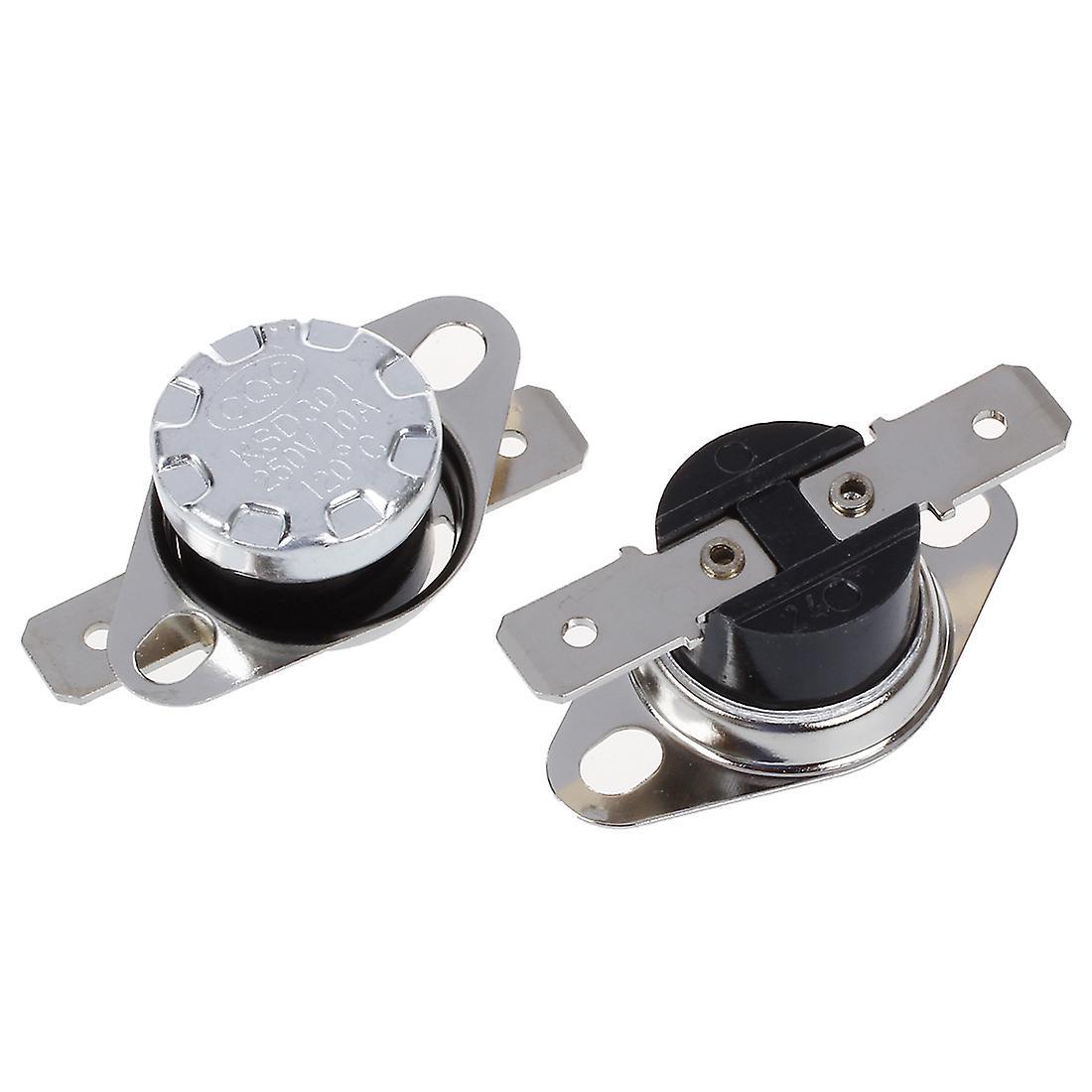 2 X Temperature Control Switch Thermostat 125c Celsius N.c. Ksd301