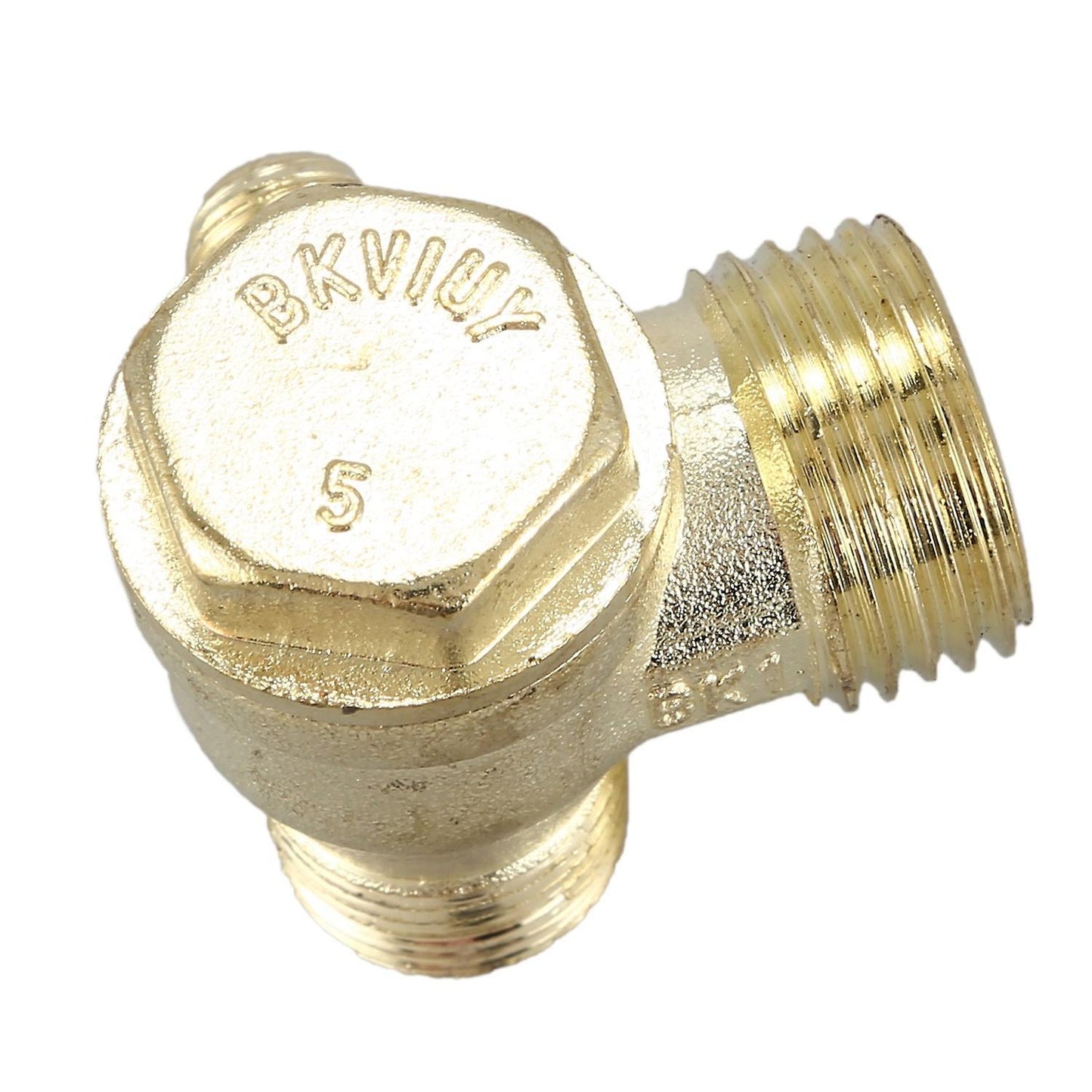 2/5"3/8"pt 1/2"pt Male Thread 3 Way Metal Air Compressor Check Valve