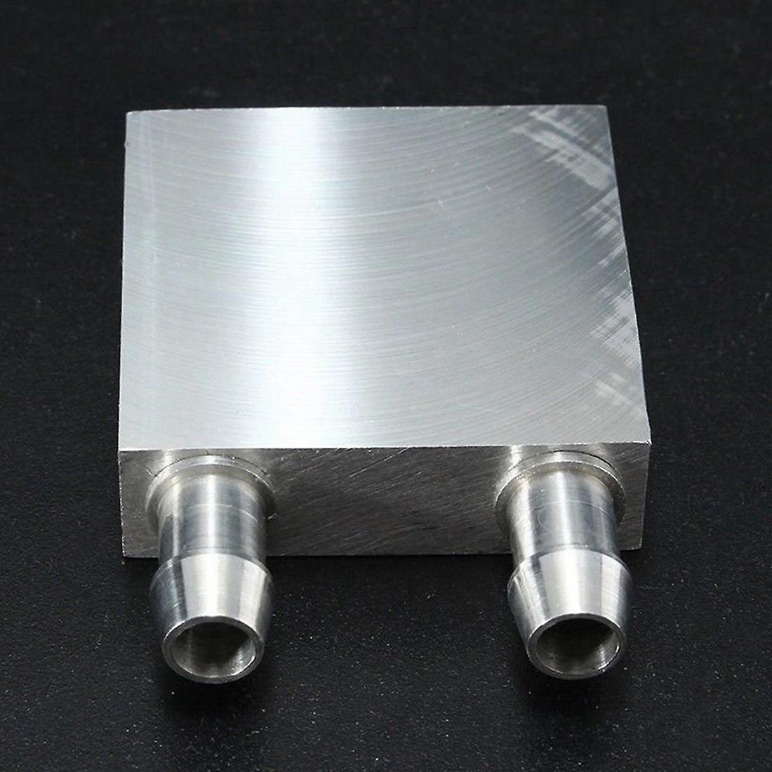 Aluminum Water Cooling Block Cooler for Computer Cpu Radiator Silver