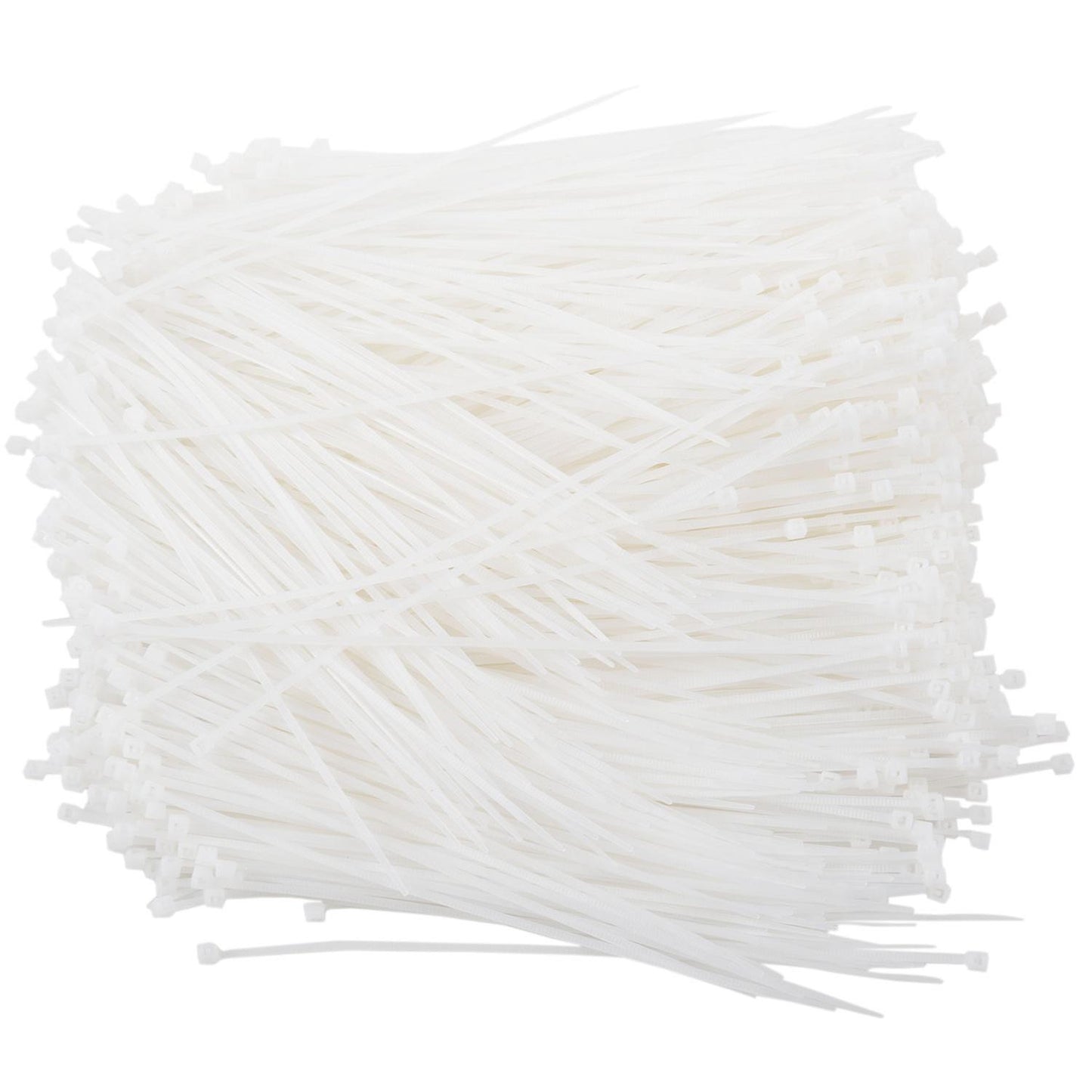 1000 X Self Locking Cable Nylon Zip Ties Fastener Off White 3mm X 150mm