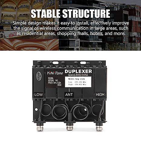 Yinitone 10w Vhf Duplexer N-head Repeater Box Connector
