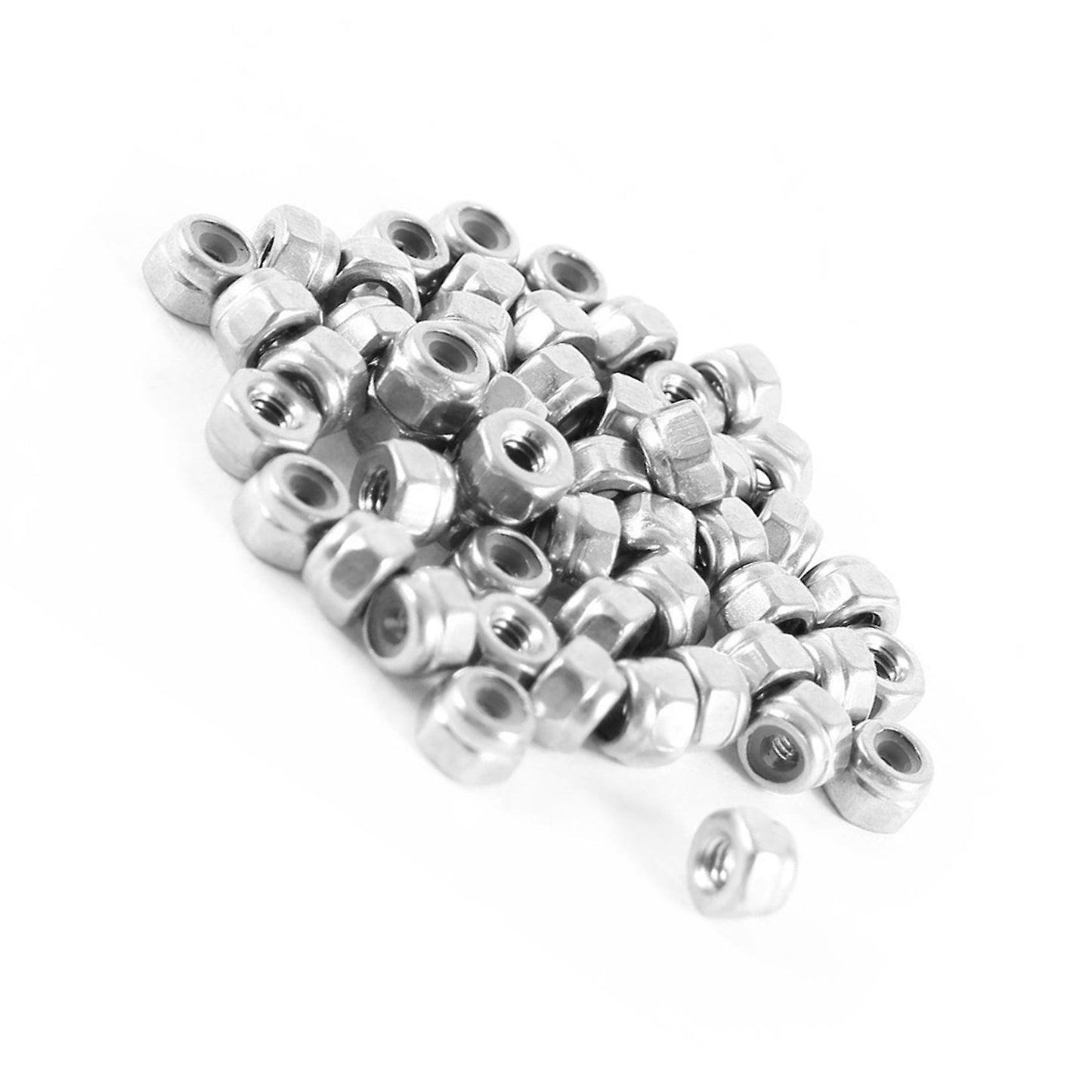 50 Stueck Edelstahl 304hc Hardware Hex Kontermutter M2 A270