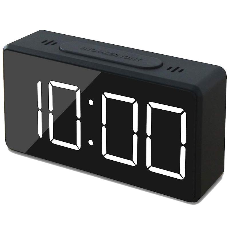 Mini Digital Alarm Clock with Led Time Or Temperature Display 12/24hr