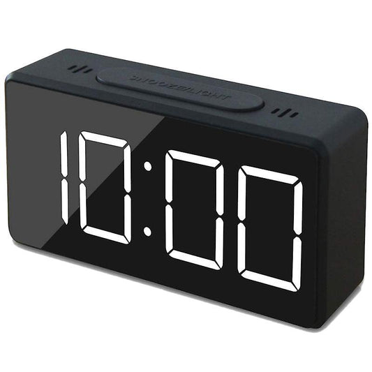 Mini Digital Alarm Clock with Led Time Or Temperature Display 12/24hr