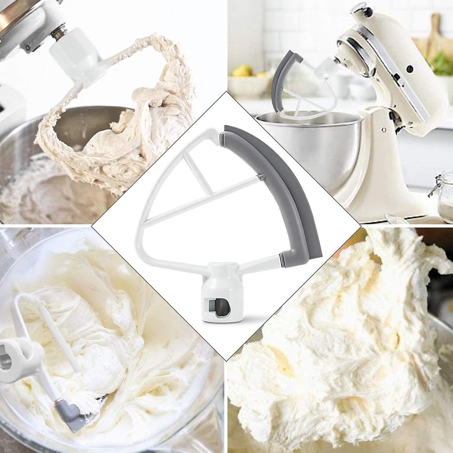 Flex Edge Beater, Mixer Attachment 4.5-5 Quart Tilt-head Stand Mix