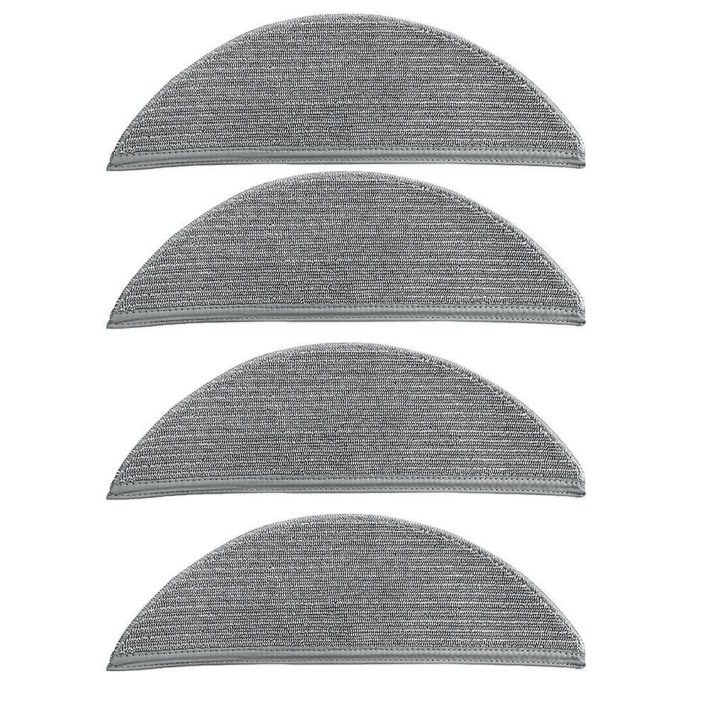 4 Pcs Gray Mop Cloths Rag Replacement for Xiaomi Lydsto R1