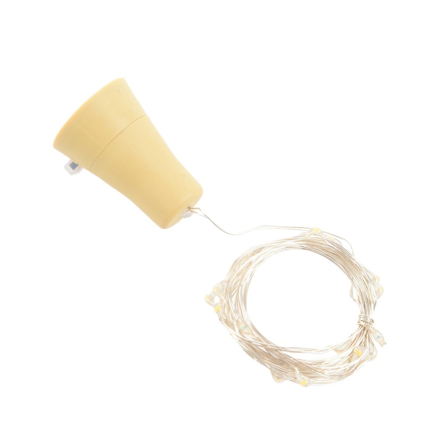 1pcs Solar 2m Cork Shaped 20 Led Night Fairy String Light Warm White