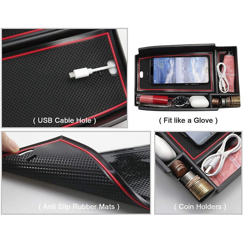 Center Console Organizer Tray for 2021 Sport Escape 2020-2022 (red)