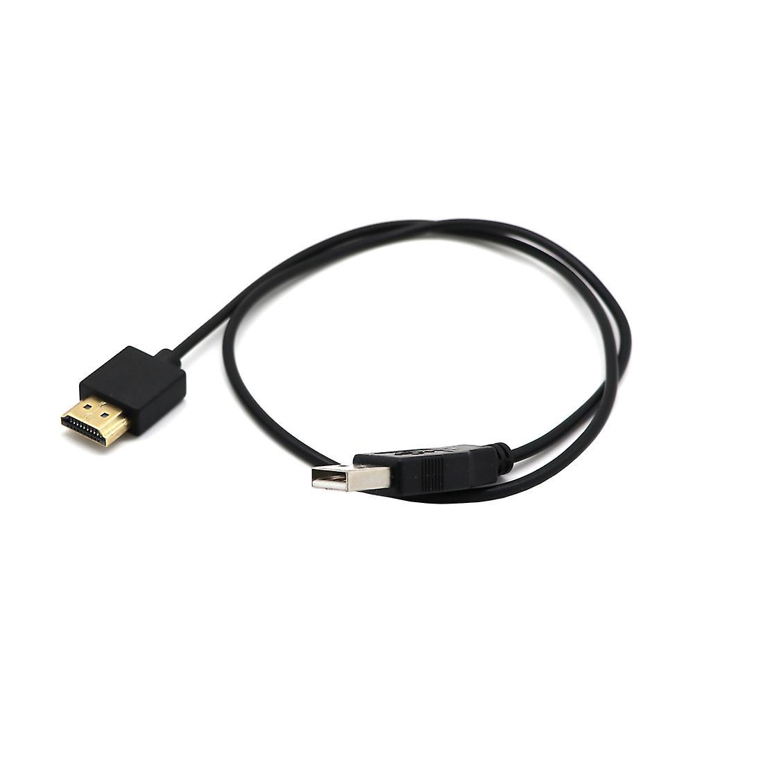 Hdmi 1.4 Male to Usb 2.0 Plug Adapter Connector Charger Cable
