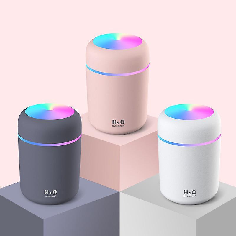 300ml Usb Air Humidifer Aroma Essential Oil Diffuser Gray