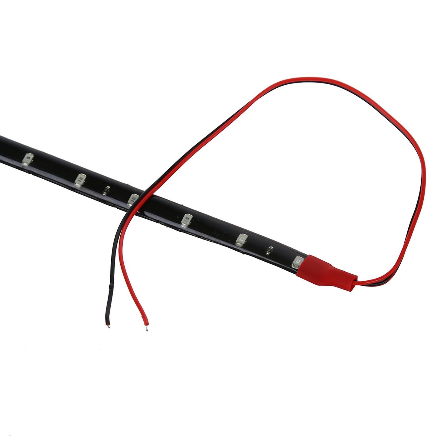 2x Lichterkette 15 Led Strips Auto Kfz 30cm Rot Licht 12v