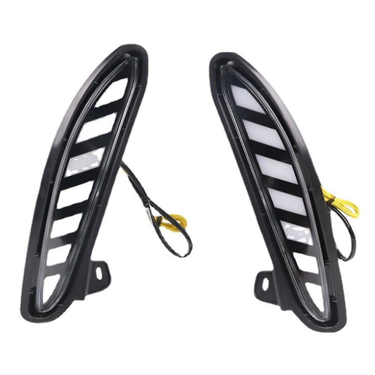 1 Set Car Led Daytime Running Light for Toyota Harrier,yellow Light