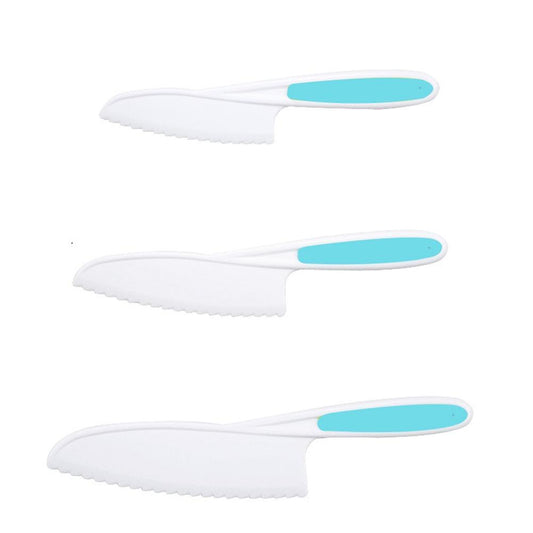 3pcs Children Cake Kindergarten Vegetable Knife Bread Dessert Knife D