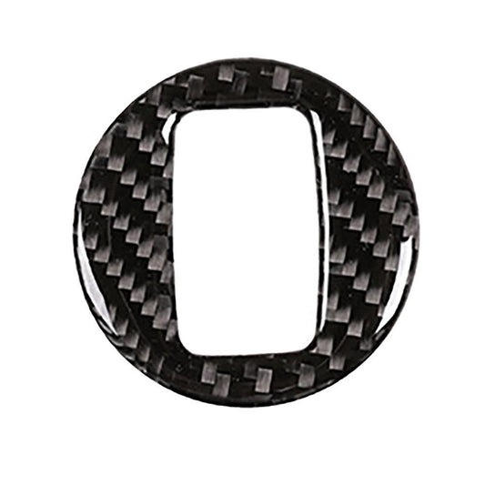 Car Soft Carbon Fiber Keyhole Switch Cover Trim for Touareg 2011-2018