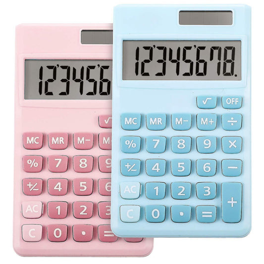 Calculators Mini Digital Desktop Calculator with 8-digit Lcd Display