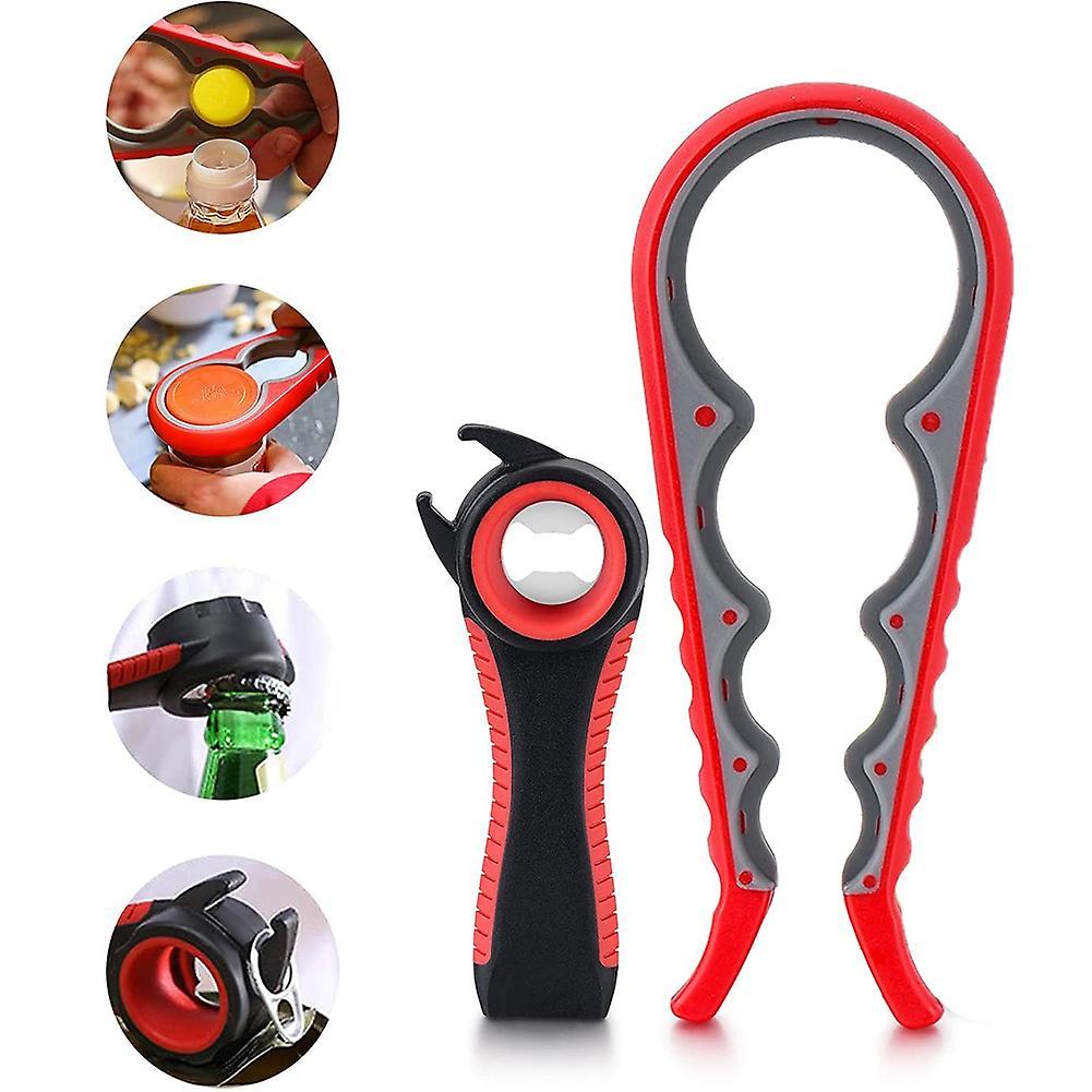 Jar Opener for Weak Hands, Can Opener Set, for Seniors with Arthritis