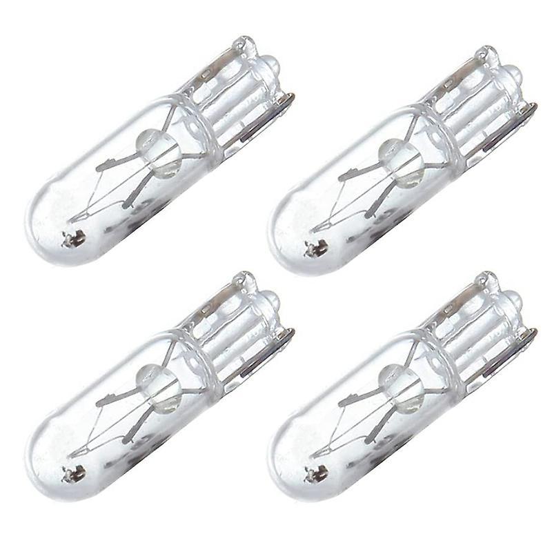 100pcs T5 286 Bulb Basic Miniature Bulb for License Plate Light Side