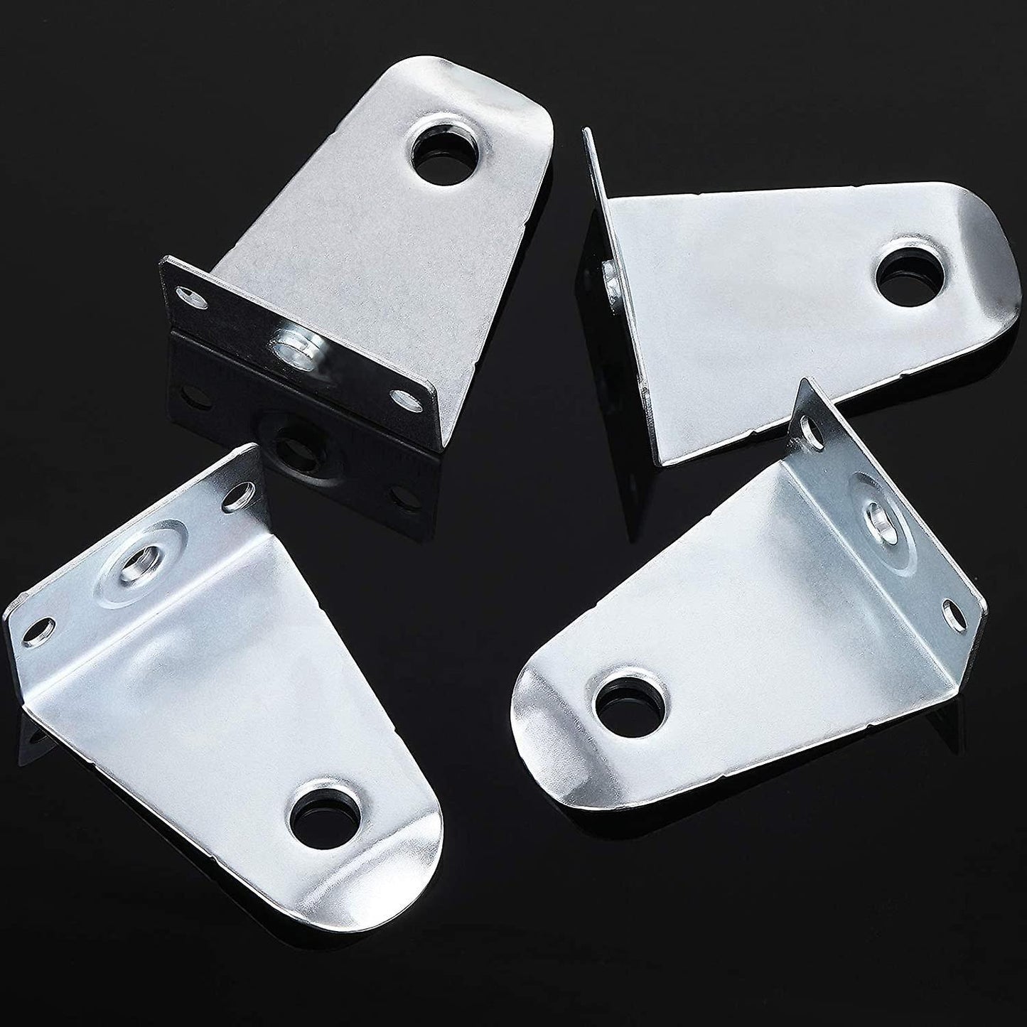 Metal Hold Down Brackets and Pins, for Horizontal Blind Shades Window